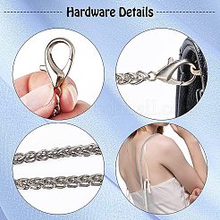 3Pcs 3 Style Iron Chain Bag Strap&nbsp;FIND-WR0002-72
