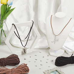 DIY Faux Suede Cord Necklaces/Bracelets Making Kits&nbsp;KK-SP0004-01
