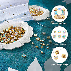 780Pcs 6 Style Sew on Rhinestone&nbsp;DIY-YS0001-44