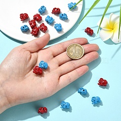 20Pcs 2 Colors Synthetic Coral Beads&nbsp;CORA-YW0001-03