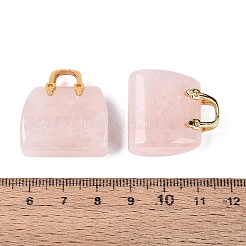 Natural Rose Quartz Pendants&nbsp;G-Q602-01G-05
