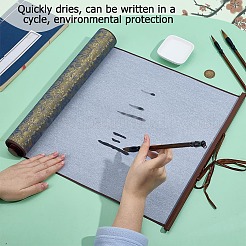 1Pc Polyester & Plastic & Alloy Chinese Calligraphy Brush Water Writing Magic Cloth&nbsp;AJEW-PH0008-92A