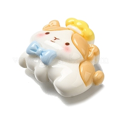 Cat Shape Opaque Resin Cabochons&nbsp;RESI-S10-02A