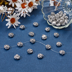 40Pcs Tibetan Style Alloy Beads&nbsp;TIBEB-HY0001-16