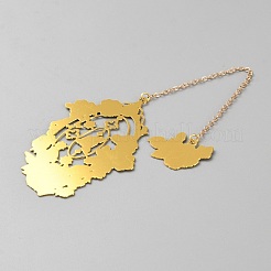 Zinc Alloy Enamel Bookmarks&nbsp;AJEW-WH20006-79D