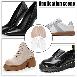 4 Pairs 2 Colors Silicone Anti-slip Ball-of-Foot Cushions&nbsp;DIY-AR0005-30B