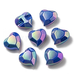 UV Plating Rainbow Iridescent Acrylic Beads&nbsp;OACR-P010-03D
