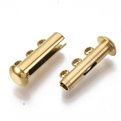304 Stainless Steel Slide Lock Clasps&nbsp;STAS-S079-158G