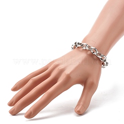 Non-Tarnish Men's 304 Stainless Steel Rolo Chain Bracelets&nbsp;BJEW-JB06673-02