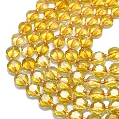 Synthetic Citrine Beads Strands&nbsp;G-C116-A128-01