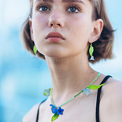 DIY Flower & Leaf Jewelry Making Findings Kits&nbsp;DIY-FH0007-94