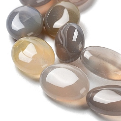 Natural Grey Agate Beads Strands&nbsp;G-L164-A-37