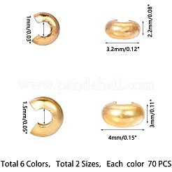 Brass Crimp Beads Covers&nbsp;KK-PH0036-09