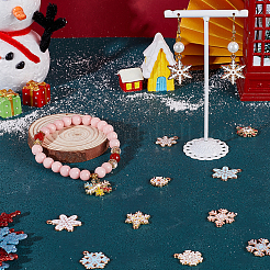 48Pcs 12 Style Christmas Alloy Enamel Pendants&nbsp;ENAM-SC0003-60