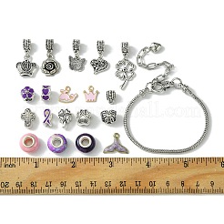 DIY European Charm Bracelets Jewelry Kit&nbsp;DIY-FS0005-64