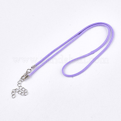 Waxed Cord Necklace Making&nbsp;NCOR-T001-43