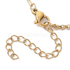304 Stainless Steel Box & Paperclip Chains Bracelets for Women&nbsp;BJEW-JB13344