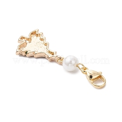 10Pcs Christmas Tree Alloy Enamel Pendant Decorations&nbsp;HJEW-JM03817
