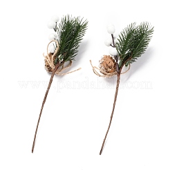 Plastic Artificial Winter Christmas Simulation Pine Picks Decor&nbsp;DIY-P018-C01