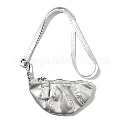Soft Leather Croissant Clutch Bags&nbsp;AJEW-M043-04D