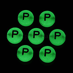 Luminous Frosted Acrylic Beads&nbsp;FACR-T008-02P