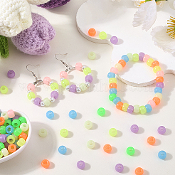 800Pcs Luminous Acrylic Beads&nbsp;OACR-SP0001-57