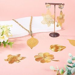 12Pcs 6 Styles Brass Big Pendants&nbsp;KKC-TA0001-09