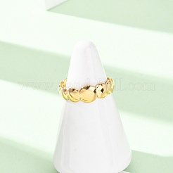 304 Stainless Steel Cuff Open Rings&nbsp;RJEW-P183-02G