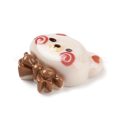 Bear Bread Opaque Resin Decoden Cabochons&nbsp;X-CRES-Q220-05A
