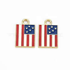 Rack Plating Alloy Enamel Pendants&nbsp;PALLOY-N172-050