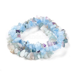 Chips Natural Mixed Stone Stretch Bracelets&nbsp;BJEW-JB05643