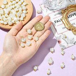 70Pcs 7 Styles Acrylic Imitation Pearl Pendants&nbsp;PALLOY-CJ00172