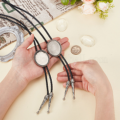 DIY Blank Bollo Tie Buckle Making Kits&nbsp;HJEW-HY00139