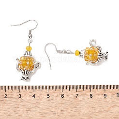 Glass Seed Beaded Dangle Earrings&nbsp;EJEW-MZ00703-01