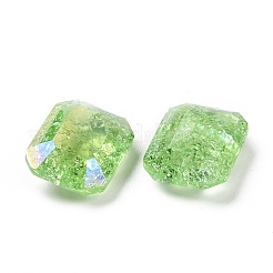 Crackle Moonlight Style Glass Rhinestone Cabochons&nbsp;RGLA-J018-B-214IO