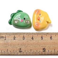 Opaque Resin Decoden Cabochons&nbsp;CRES-R199-06