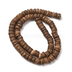 Natural Coconut Column Beads Strands&nbsp;COCB-CA0001-02-01