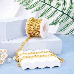 9.84 Feet Brass Faceted Curb Chains&nbsp;CHC-TA0001-31