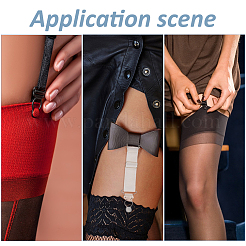 12Pcs Polyester Leg Garters for Thigh&nbsp;AJEW-FH0007-74B