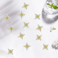 100Pcs Star Computerized Embroidery Cloth Self Adhesive Patches&nbsp;PATC-CY0001-37B