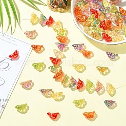 70Pcs 7 Colors Handmade Lampwork Beads&nbsp;LAMP-CJ0002-99