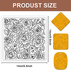 Silicone Clay Texture Mat&nbsp;AJEW-WH0447-009