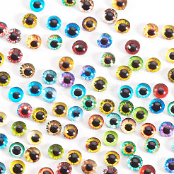 Flat Back Glass Cabochons&nbsp;GGLA-SZ0001-01A