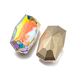 Glass Rhinestone Cabochons&nbsp;RGLA-M017-M02-001ST
