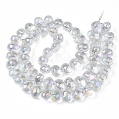 Electroplate Glass Beads Strand&nbsp;X-EGLA-S188-22-B03