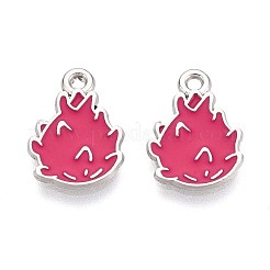 Fruit Alloy Enamel Charms&nbsp;PALLOY-S058-01P-06