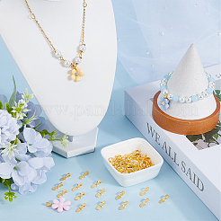 200Pcs Alloy Glue-on Flat Pad Bails&nbsp;FIND-SP0001-83G
