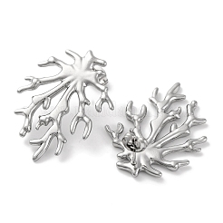 304 Stainless Steel Tree Branch Stud Earrings&nbsp;EJEW-D281-09S
