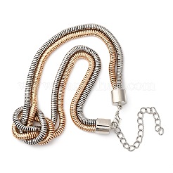 Iron Snake Chain Necklaces for Women&nbsp;LS-NJEW-U046-01GP