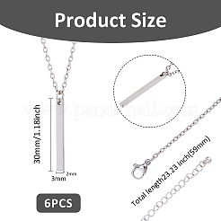 304 Stainless Steel Pendant Necklaces&nbsp;NJEW-FH0001-14A
